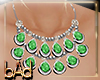 Christmas Green Necklace