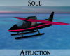 Sea Plane-Pink/Black