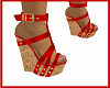 Summer Style Wedges Red