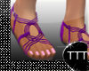 Purple Summer Sandals