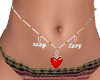 Lexy custom belly chain
