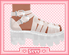 Kids Jelly Shoes White