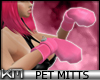 +KM+ Pet Mitts Pink F