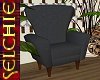 !!S Blue Wing Chair
