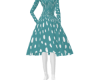 sage & pock-dot dress sage & pock-dot dress