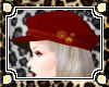 .J.O. Cherry Leather Cap