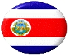 Costarican flag button