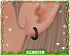 KID ✛ Black Earrings