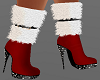 H/Red Fur Boot