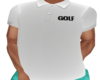 White Golf Shirt