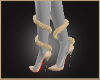 Fur Kitten Beige Heels