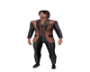 SUIT WITH LACE SHIRT