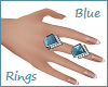 Double Blue Rings - R
