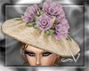 ~V Lavender Rose Hat
