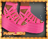 <P>Pink Platforms Sandal