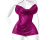 Wine Metallic Dress