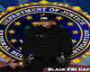 Black FBI Cap