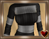 Fall Black Grey Sweater
