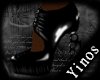 [Yin] Latex Scare Shoes