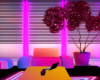 Neon colored room