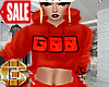 G00 Jumpsuit Red Hoodie