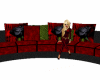 (B) Black Rose Couch