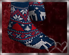Christmas PJ's Blue Sock