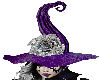 Purple/Silver Witch Hat