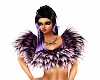 [GR] purple feathers top
