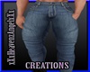 Blue Muscled Jeans