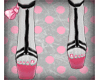 Pink doll sandals