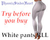 White pants RLL