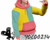 ［Y］multicolor-hoodie