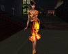 animated evil fire dress