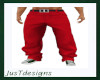 JT Baggy Jeans Red