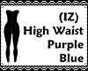 (IZ) High Waist Purp/Blu