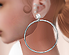 T- Earring Silver
