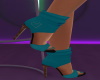 Gail  shoes,teal