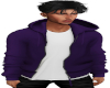 Purple Jacket Hood W/Tee
