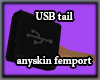USB - Femport black