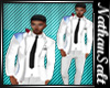 white and blue suit open