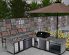 bbq grill w/counter
