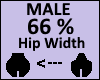 Hip Scaler 66% Male