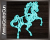 Neon Horse Teal