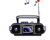 Radio Portable animated