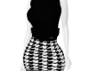 *Houndstooth Skirt Fit*