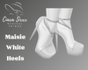 Maisie White Heels