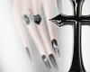 Black Heart Nails