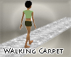 [B] White Walking Carpet