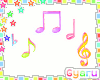 !G Musical Color Notes